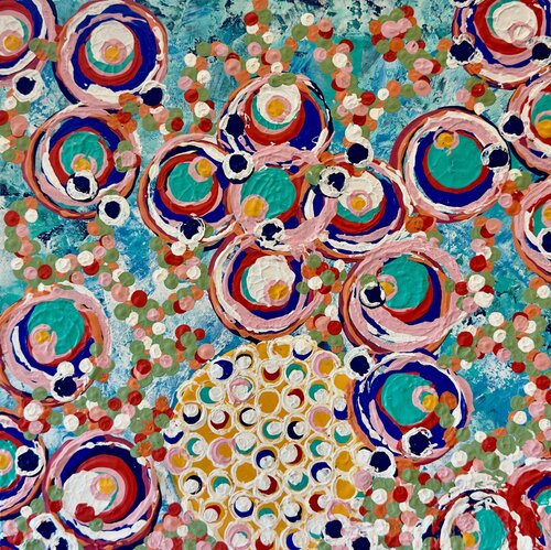 Kinetic Expansion Study No. 2 par Susan Reiss, Peinture en vente sur Singulart