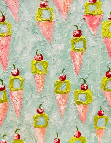 All Scoops on Deck de Susan Reiss, Pintura a la venta en Singulart