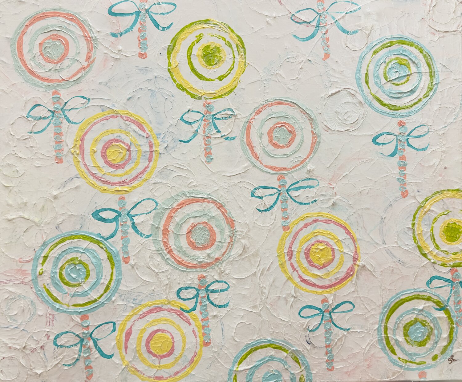 Lolli Loop Susan Reiss Dipinto originale in vendita