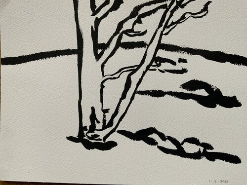 New Mexico Tree by Gaetano LaRoche, 소묘 for Sale on Singulart