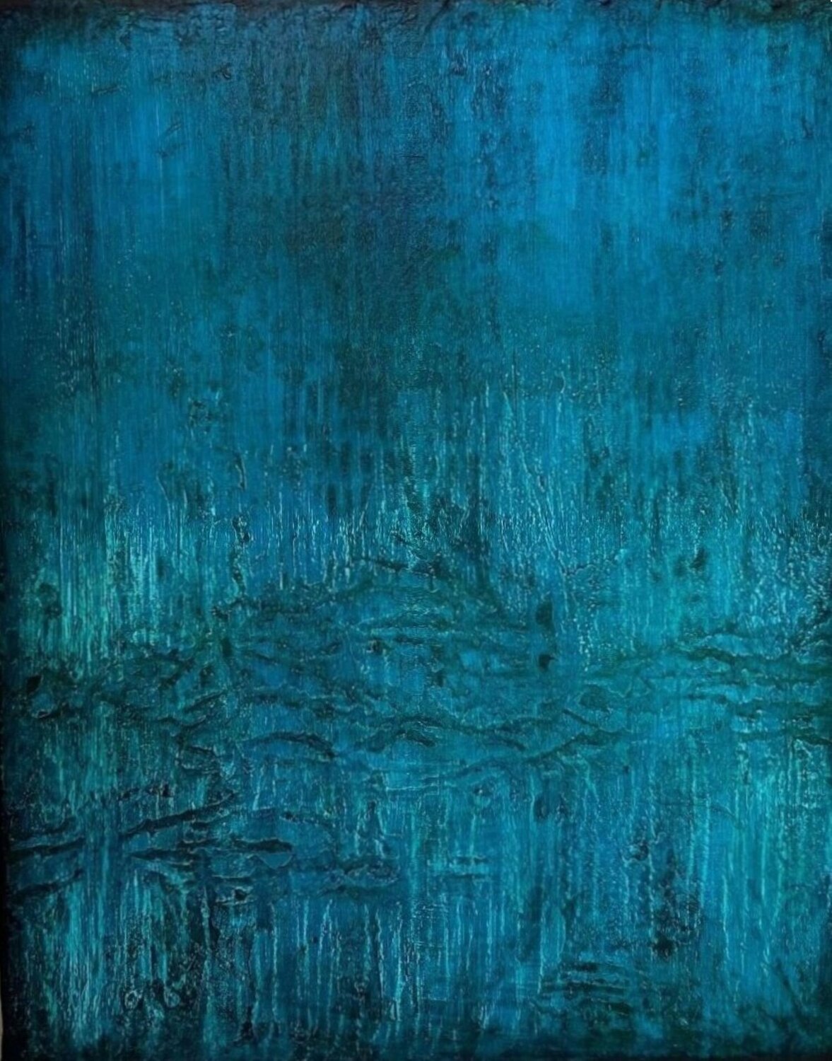 The Depth of the Sea Teresa Sanz Marin Originalgemälde zu verkaufen