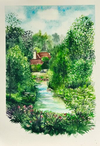 Memories of summer von Lavi Li, Malerei kaufen auf Singulart