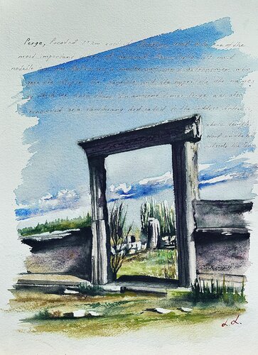 Memories from the trip von Lavi Li, Malerei kaufen auf Singulart