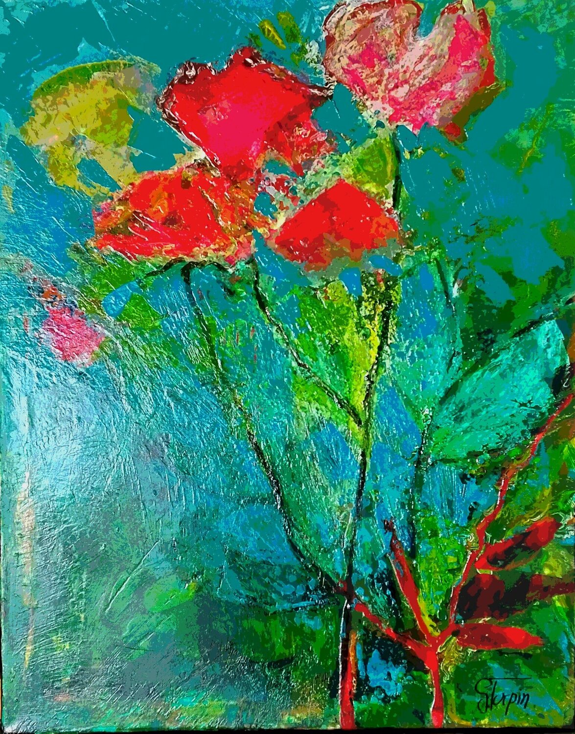 Coquelicots Genevieve Turpin
