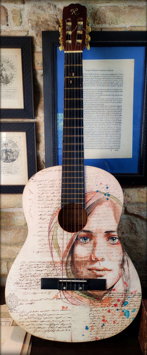 Chitarra d'artista Paolo De Giosa