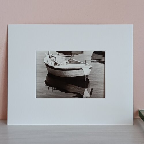 "Pescatori. 1989" stampa in passpartout acid free sepia toned by Giulio Limongelli, Photography for Sale on Singulart