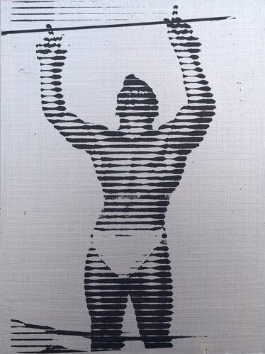 Steve behind Blinds (Morning) von Jörg Hamann, Druck kaufen auf Singulart