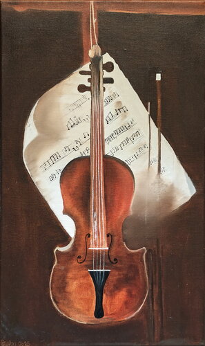 Silenced melody von Melinda Szalai, Malerei kaufen auf Singulart