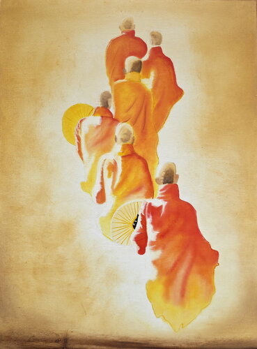 Past in the present de Melinda Szalai, Pintura a la venta en Singulart