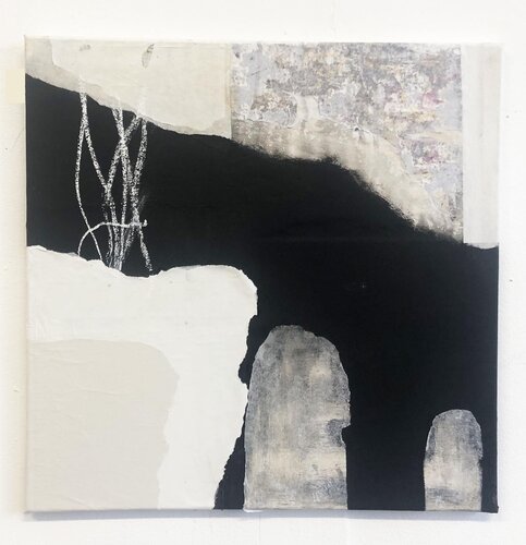 Gedankenwelten. Eine Annäherung. Innere Prozesse, sichtbar gemacht. Bild V/VIII von Gaby Wieging, Malerei kaufen auf Singulart