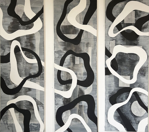 Zwischen den Formen di Gaby Wieging, Pittura in vendita su Singulart