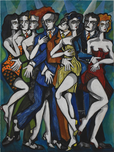 Salsa von Nagui Achamallah, Malerei kaufen auf Singulart