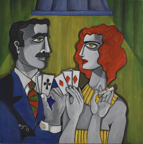 The gamble von Nagui Achamallah, Malerei kaufen auf Singulart