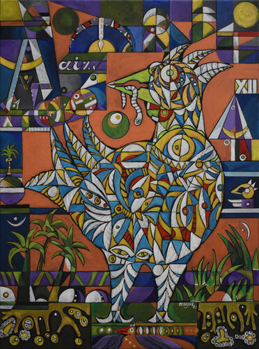 Reconstructing the dodo bird de Nagui Achamallah, Pintura a la venta en Singulart
