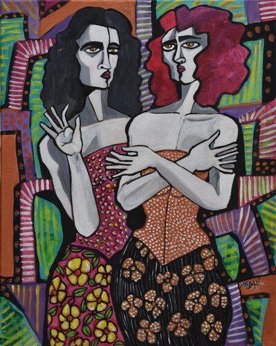 The conversation de Nagui Achamallah, Pintura a la venta en Singulart