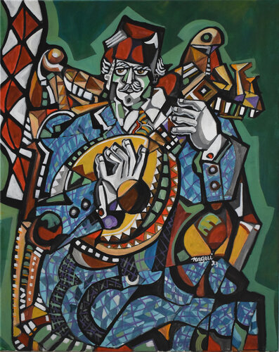 OUD (lute) de Nagui Achamallah, Pintura a la venta en Singulart