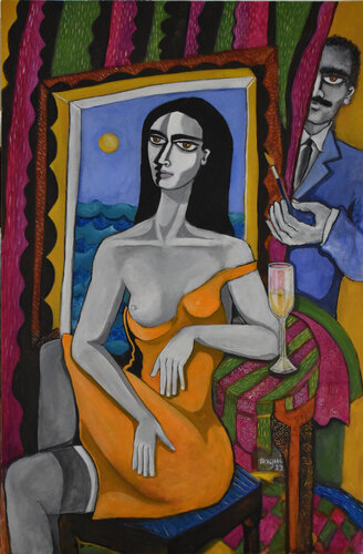 The painting by Nagui Achamallah, Painting for Sale on Singulart