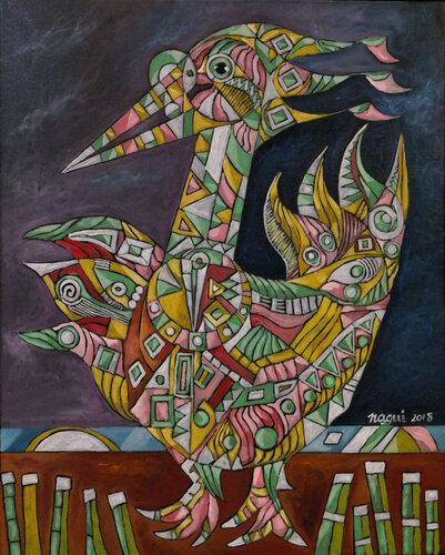 PELICAN par Nagui Achamallah, Peinture en vente sur Singulart