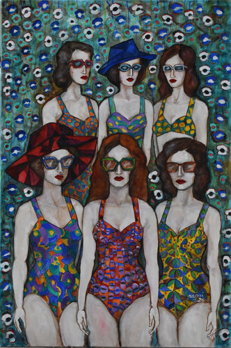 The committee 2 by Nagui Achamallah, Painting for Sale on Singulart