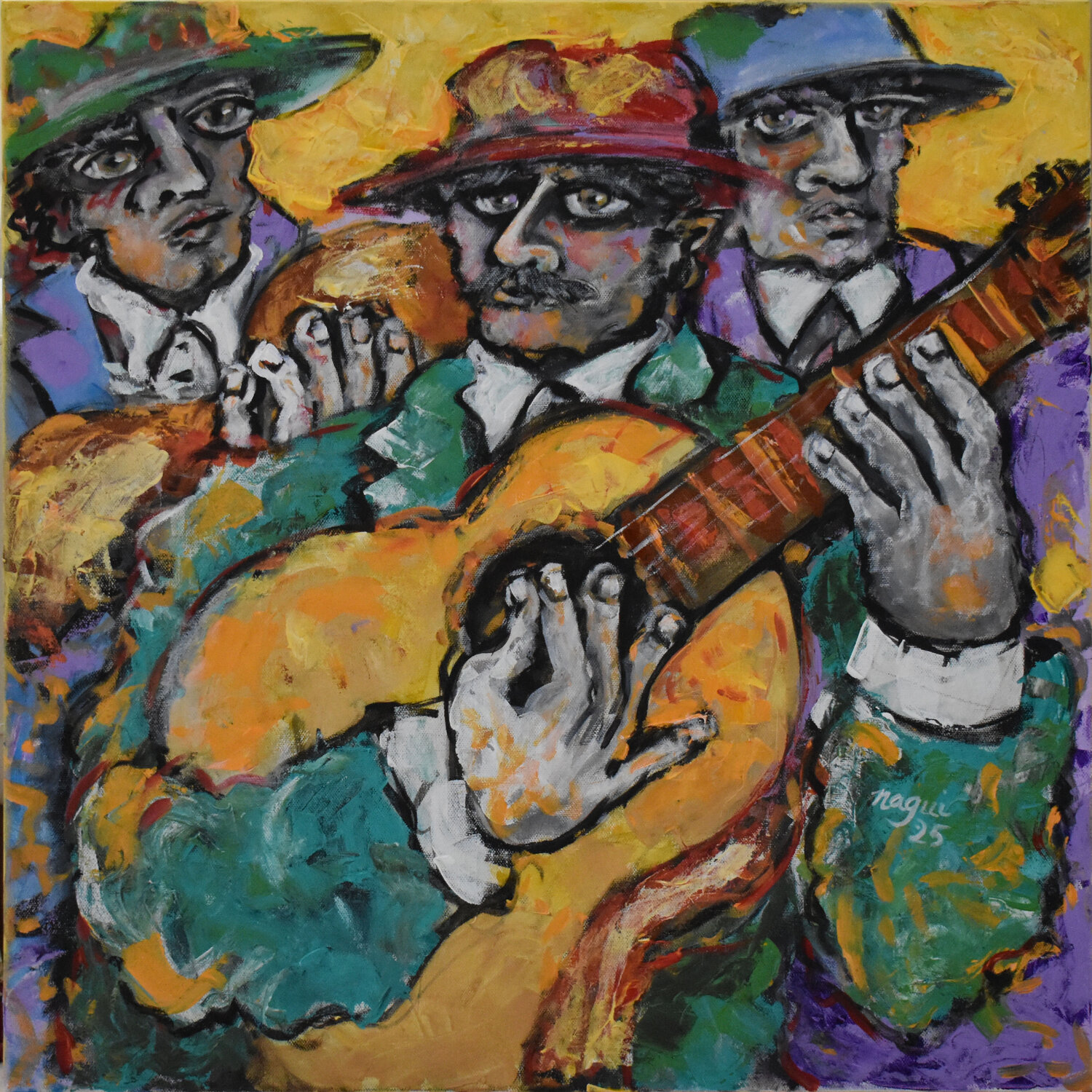 Three Guitarists Nagui Achamallah