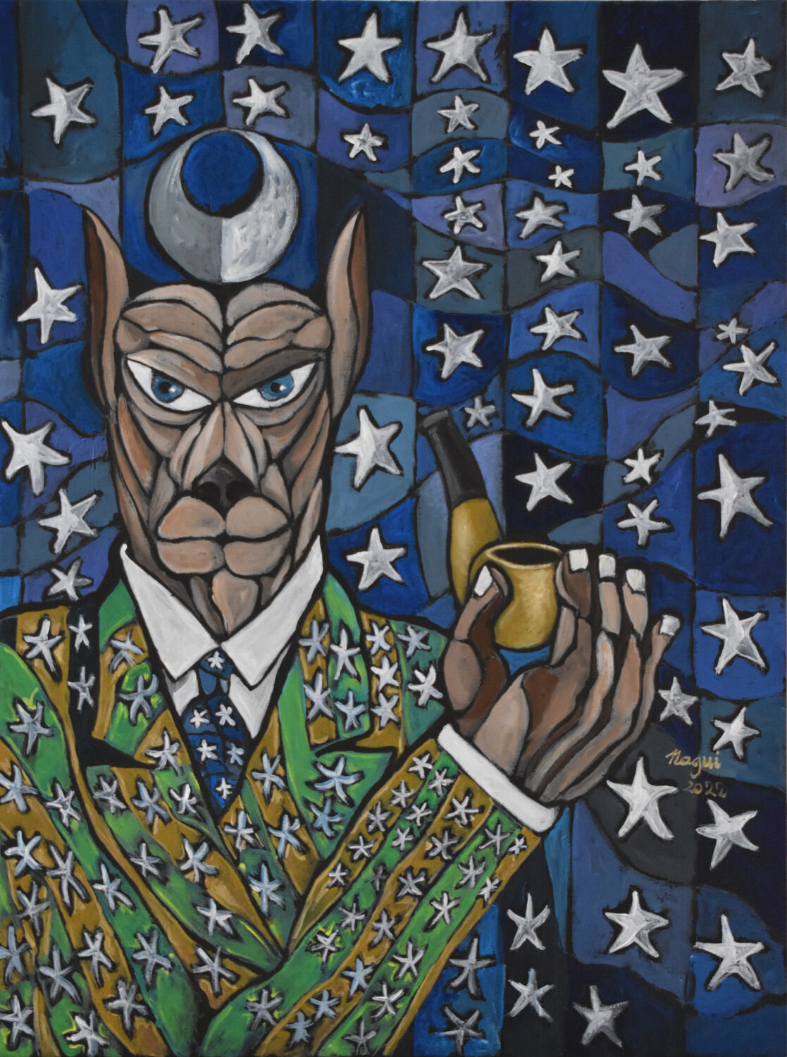 The Night watch Nagui Achamallah Original painting for sale