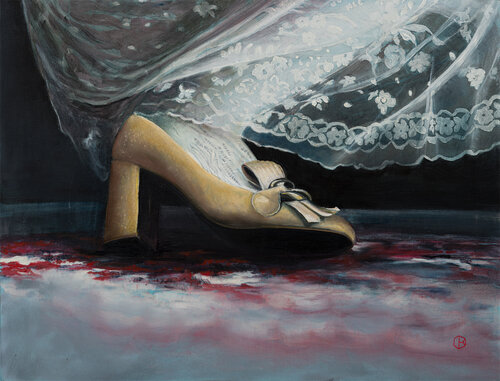 Cinderella found her shoe von Odette Berghmans, Malerei kaufen auf Singulart