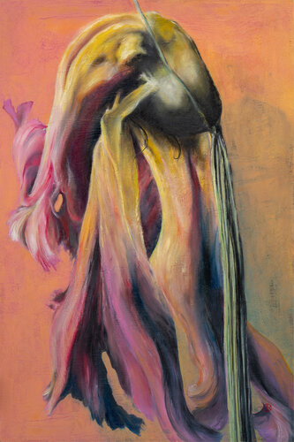 Wilted lily van Odette Berghmans, Schilderij te koop op Singulart