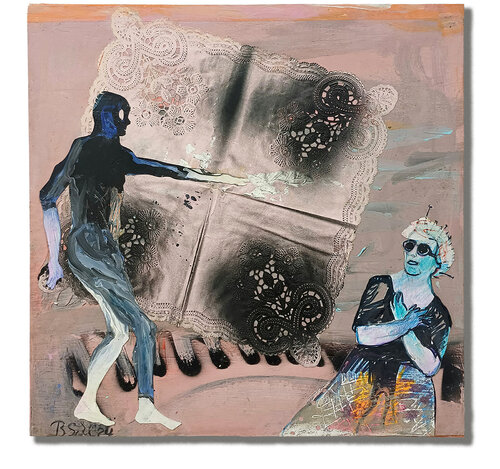 Rosa by Bettina Schilling, Painting for Sale on Singulart