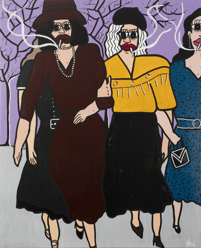 Chicas juntas by PEPITA, 絵画 for Sale on Singulart