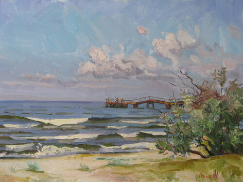 "Storm and the Olive Tree" von Nataliia Loza, Malerei kaufen auf Singulart