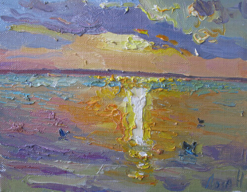 "Quiet Evening" di Nataliia Loza, Pittura in vendita su Singulart