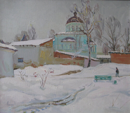"Winter Stillness" di Nataliia Loza, Pittura in vendita su Singulart