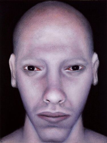 The Unfiltered Gaze – Confrontational Portrait von Roi Pajursky, Malerei kaufen auf Singulart
