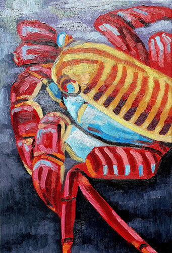 Migration of the Red Soul van Roi Pajursky, Schilderij te koop op Singulart
