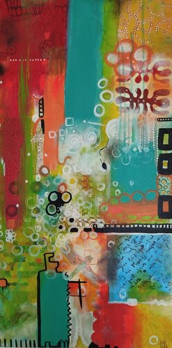 Fragments d'un songe by Dorothée Lamaze, 회화 for Sale on Singulart