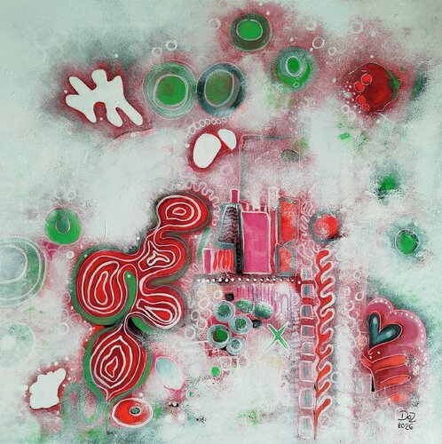 Labyrinthe de Sève van Dorothée Lamaze, Schilderij te koop op Singulart