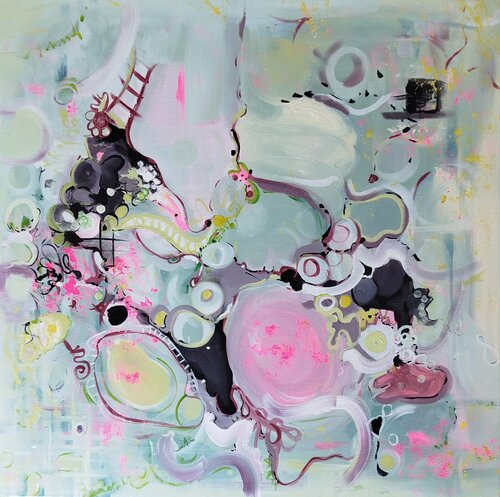 Crazy Diamond by Dorothée Lamaze, Painting for Sale on Singulart