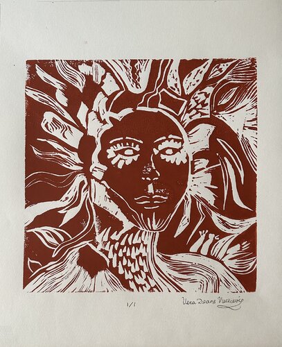 African Femme by Vera Deans (Vucicevic), Print for Sale on Singulart