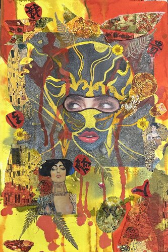 Face Everything and Rise di Vera Deans (Vucicevic), Opera su carta in vendita su Singulart