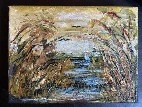 SAILING ON par Catherine Ludwig Donleycott, Peinture en vente sur Singulart