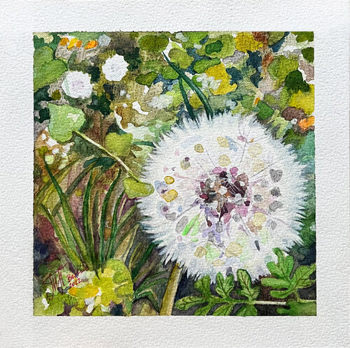 Pusteblume by Tatjana Perowa, Painting for Sale on Singulart