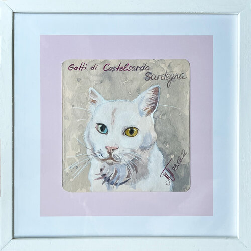 Gatto sardegno by Tatjana Perowa, Work on Paper for Sale on Singulart