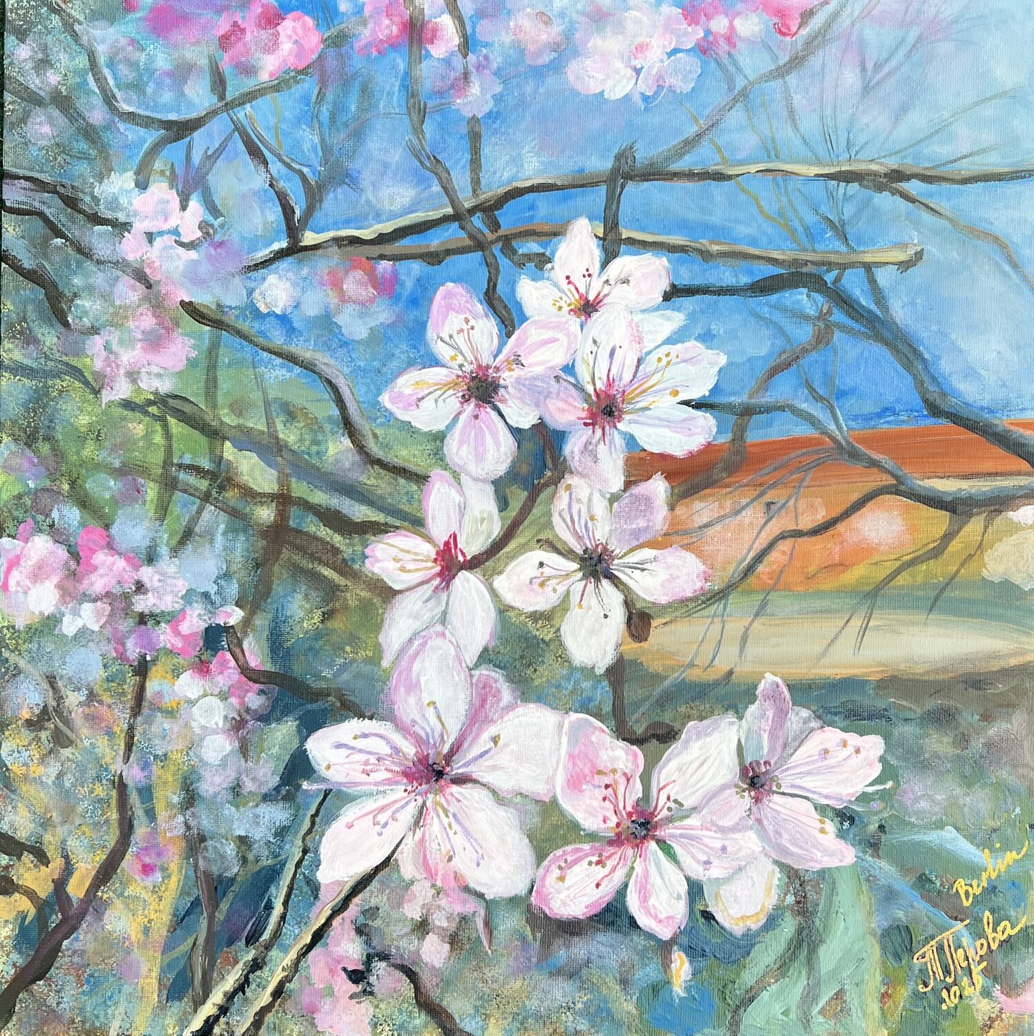 Kirschblüte in Berlin Tatjana Perowa