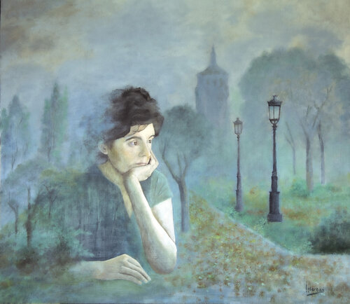 La espera de juan Alfonso Marban Muñoz, Pintura a la venta en Singulart