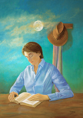 Luna llena de juan Alfonso Marban Muñoz, Pintura a la venta en Singulart