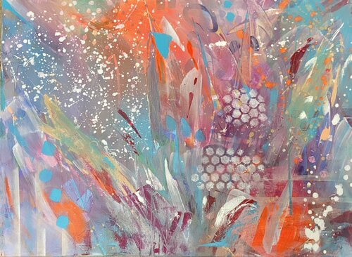 Feuerwerk der Farben by Michaela Doll, Painting for Sale on Singulart