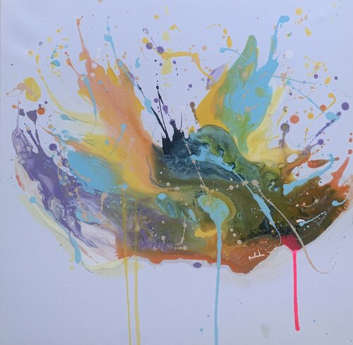 Chaos und Harmonie 1 van Michaela Doll, Schilderij te koop op Singulart