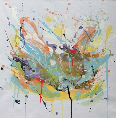 Chaos und Harmonie 2 van Michaela Doll, Schilderij te koop op Singulart
