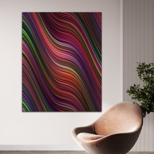 Die Architektur der Wahrnehmung – Resonanzwellen ​Über das Werk: di Mike Enenkel, Altri media in vendita su Singulart