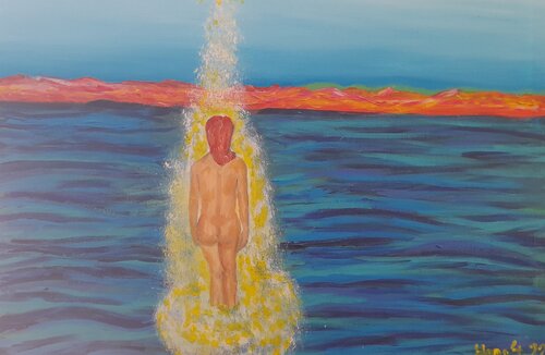 MLM22-009 Geburt einer Meervenus by Michael Hoos, 絵画 for Sale on Singulart